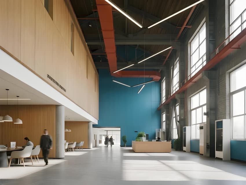 安慶辦公樓設(shè)計：3000平紡織廠辦公樓效果分享