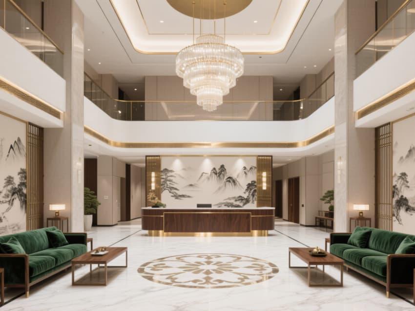 銅陵2600平酒店裝修設(shè)計效果分享