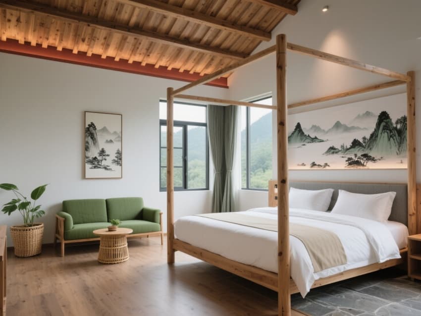 6500平六安民宿設(shè)計效果分享