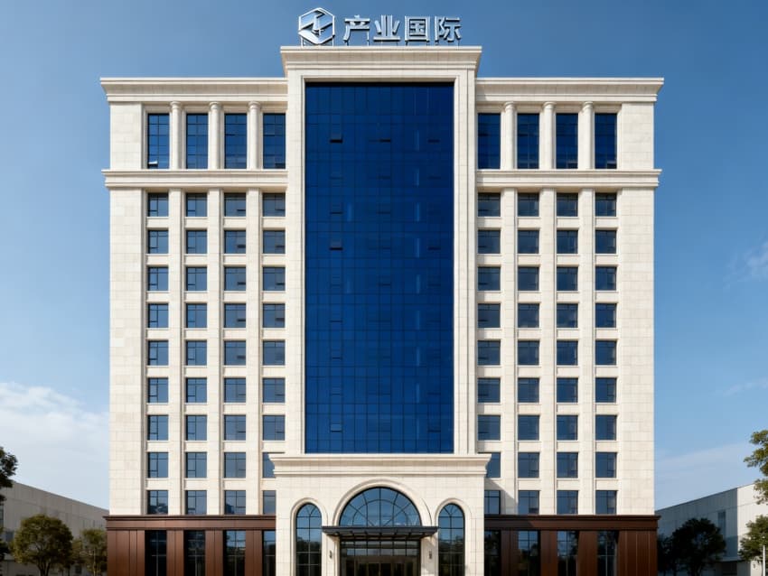 安慶辦公樓設(shè)計：5800平外貿(mào)產(chǎn)業(yè)園辦公樓辦公空間設(shè)計效果分享