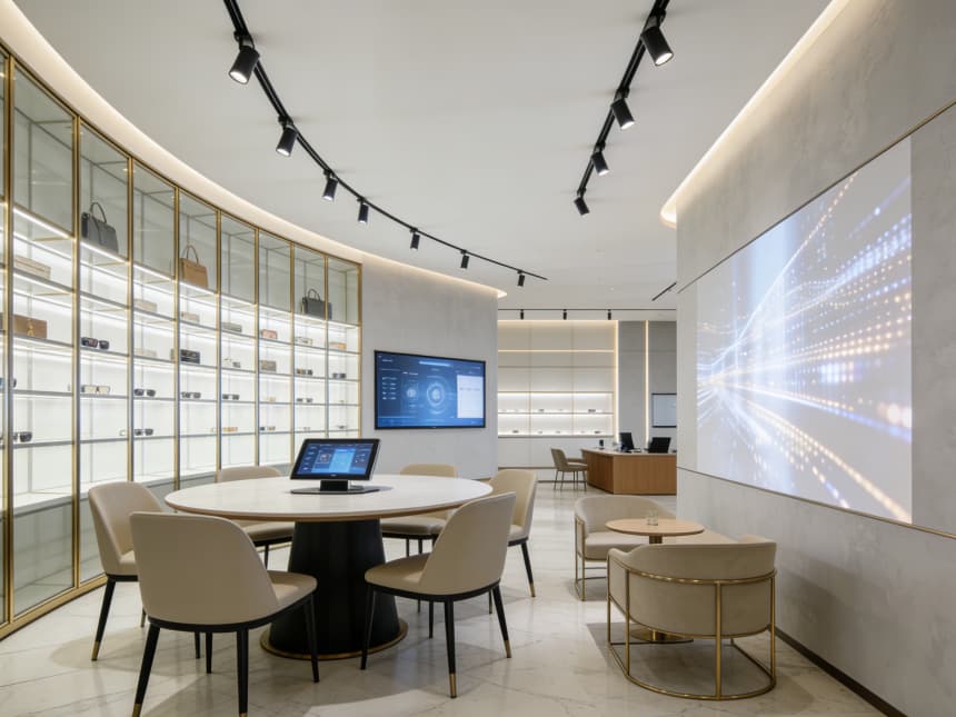 3500平蕪湖商貿(mào)零售公司辦公樓設(shè)計效果