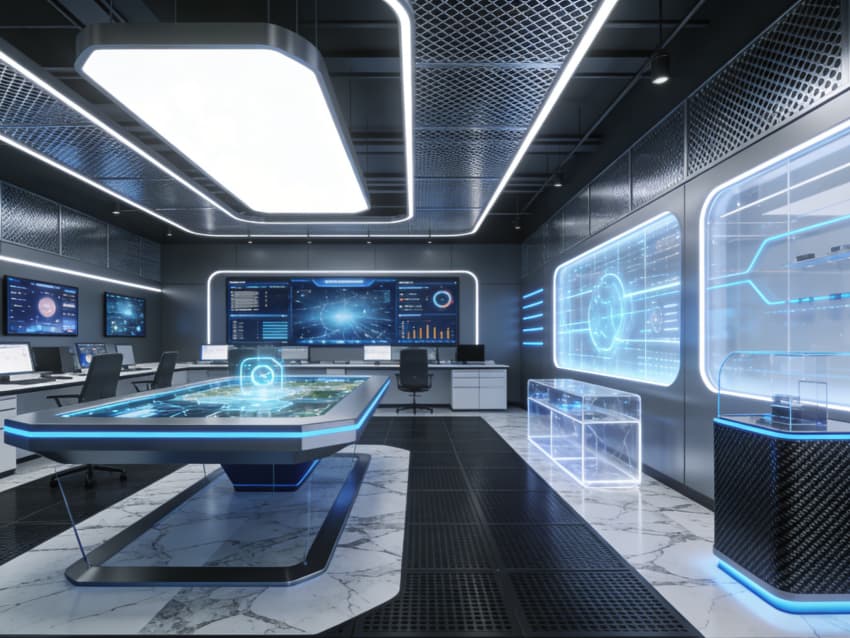 安慶2700平科技信息公司裝修設(shè)計效果分享