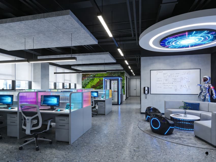 蕪湖辦公樓設(shè)計：2700平互聯(lián)網(wǎng)公司辦公空間