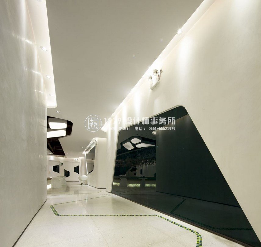 合肥貝琳國際美容院設(shè)計(jì)之不同角度的走道設(shè)計(jì)效果圖