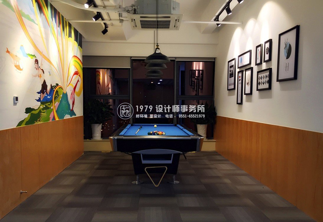 老屋印象辦公室設(shè)計(jì)之臺(tái)球室設(shè)計(jì)效果圖