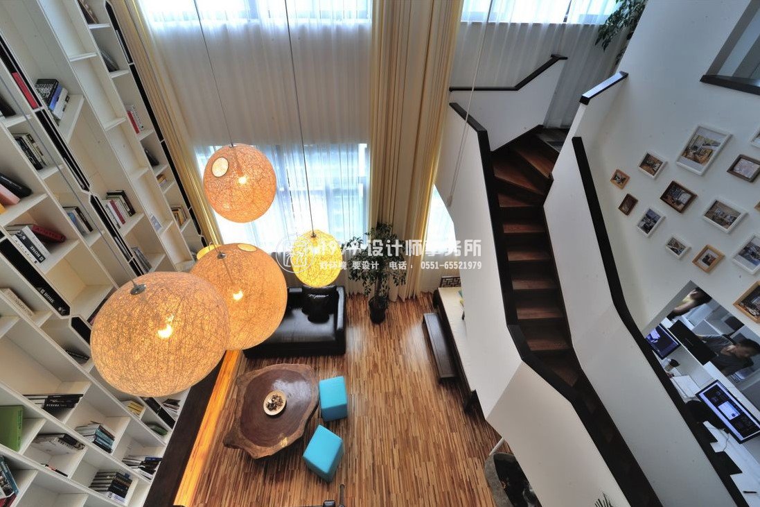 宏光設(shè)計之辦公室裝修設(shè)計俯覽效果圖