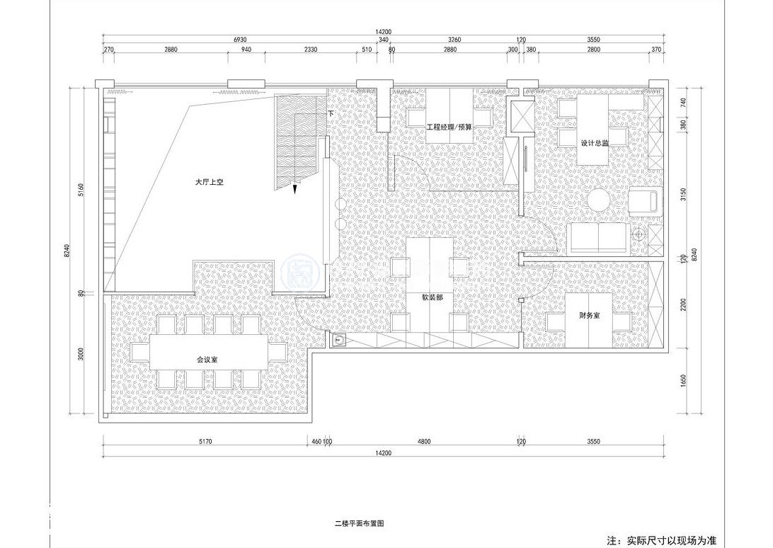 宏光設(shè)計之二樓平面布置圖