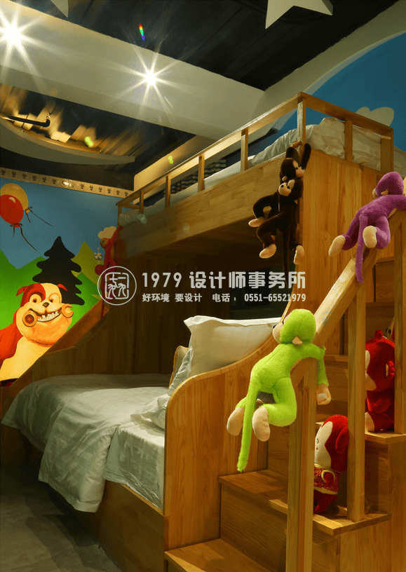 賓館兒童房床鋪設(shè)計(jì)效果圖