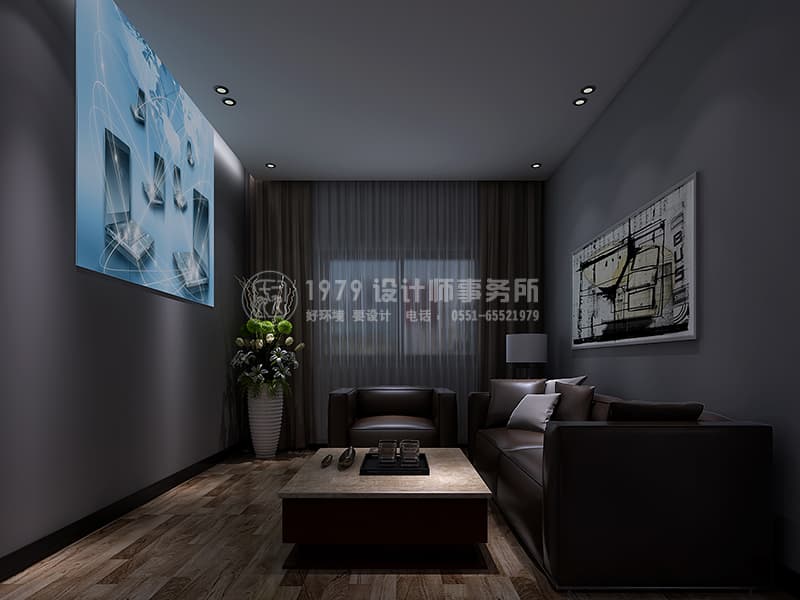 向客戶展示的多媒體房間