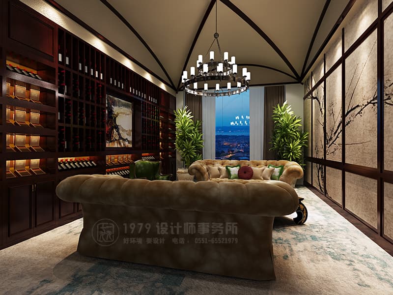 合肥會所紅酒區(qū)裝修設計效果圖