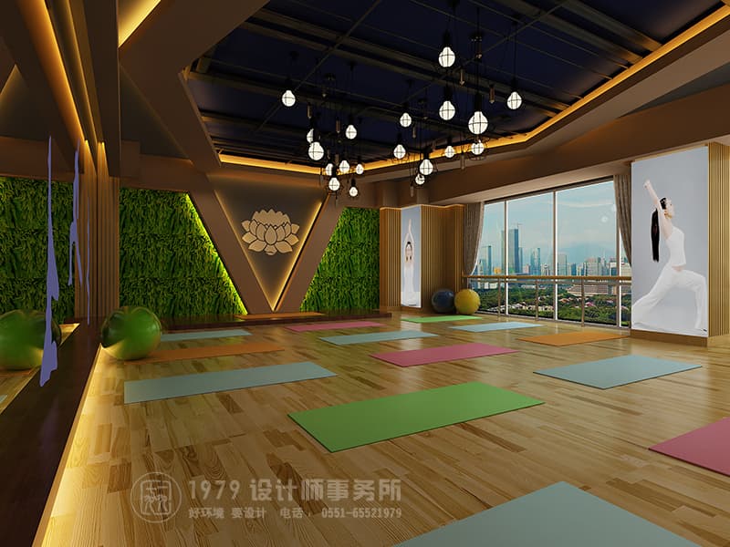 健身房之瑜伽房裝修設(shè)計(jì)效果圖
