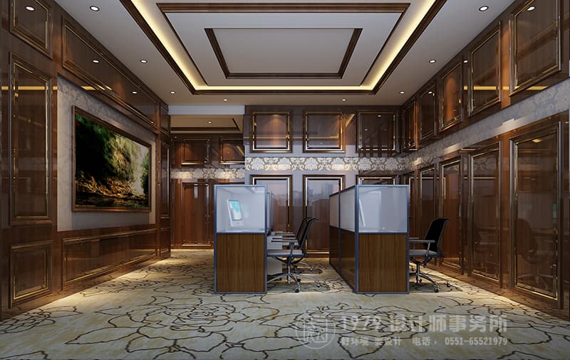 電力公司部門(mén)辦公室裝修設(shè)計(jì)效果圖