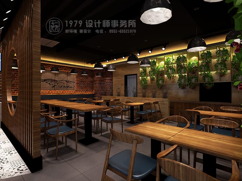 文藝小資范的合肥餐飲店裝修效果圖