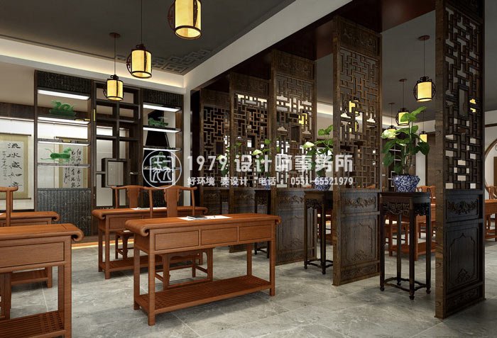 書(shū)法培訓(xùn)機(jī)構(gòu)教室裝修設(shè)計(jì)案例效果圖