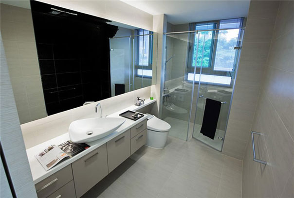 公寓式酒店衛(wèi)生間設(shè)計(jì)裝修效果圖片一