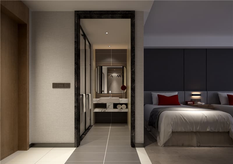 合肥快捷酒店設(shè)計(jì)效果圖欣賞——尚客優(yōu)