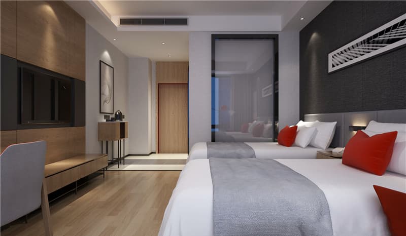 合肥快捷酒店設(shè)計(jì)效果圖欣賞——尚客優(yōu)